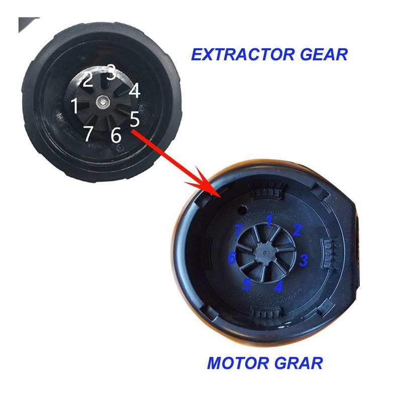 JOYSTAR Replacement Parts Extractor Blade with Gasket for 1500W Ninja Duo Auto IQ Blender BL640 30/BL641 30/BL642 30/BL681 30 BL681A 30 BL682 30/ BL687CO 30/BL685 30 / BL688 30 - Image 2